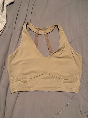 Whitney Simmons x Gymshark Longline Sports Bra - Tan
